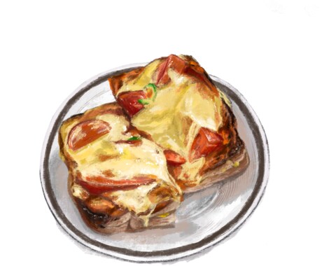 お好きな食べ物やお料理イラスト描きます ☆シンプルでわかりやすい一品オンリーイラスト イメージ1