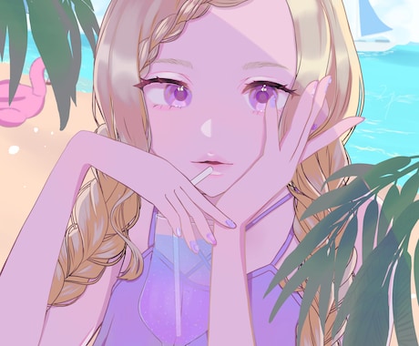 キャラクターイラスト描きます アニメ風のイラストです！Vtuberさんにおすすめ！ イメージ1