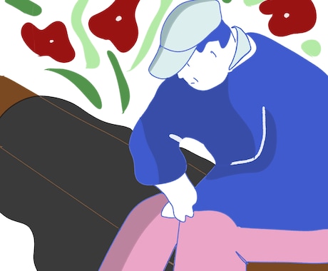ゆるくてオシャれなイラスト描きます 文字の追加も無料！カワイイとわかりやすさのいいとこどり イメージ1