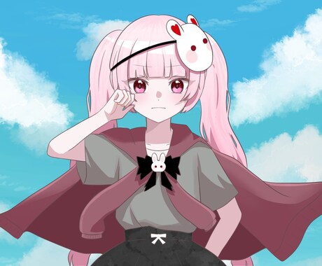 歌ってみた1枚絵を2000円でお描きします 立ち絵がある方！本家様のパロディサムネイル イメージ2