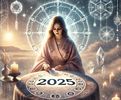 2025年全体運を数秘カードで占います ２０２５年どうなっていくか総合的に知りたい方にオススメです イメージ1