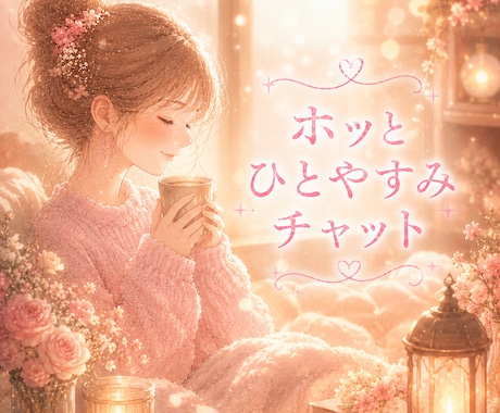 5～10往復★ホッと。ひとやすみチャットになります 雑談・相談・ご報告・話し相手   ちょこっと～じっくり♪ イメージ2