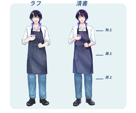 創作・配信用の立ち絵制作します 丁寧なヒアリングで理想のキャラクターを形にします！ イメージ2
