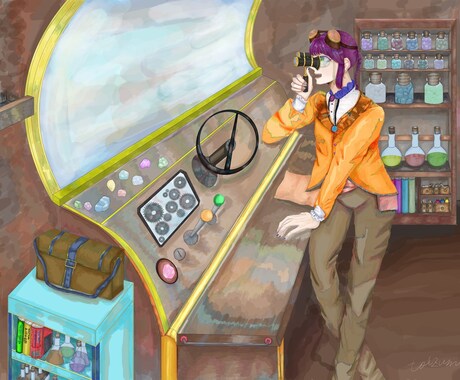 可愛いかっこいいデジタルイラスト描きます 配信の一枚絵、お誕生日のプレゼントなど色々な用途に イメージ1