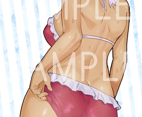 セクシーな女の子のイラスト描きます アニメ塗り・厚塗り選べます！ご相談ください！ イメージ2