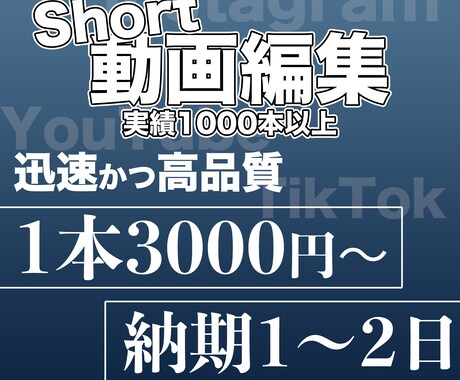 1500万回再生の経験あり動画編集致します ！ココナラ新規登録につき10月30日までお値引き中！ イメージ1