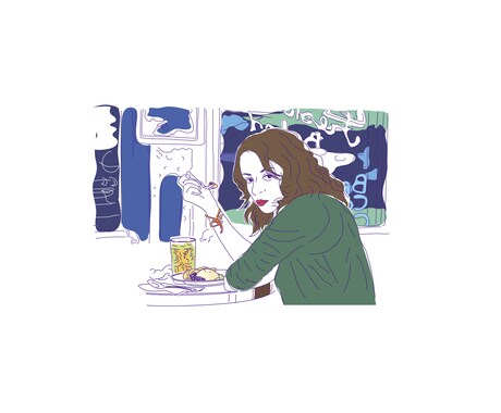 書籍イラスト、雑誌、パンフカットイラスト制作します 昭和のホンワカした癒されるイラスト描きます。 イメージ2