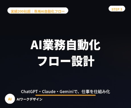 ChatGPT等で業務自動化の仕組みを設計します イメージ1