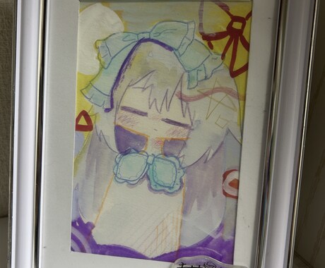 原画譲渡可能！アナログイラスト描きます かわいいパステルカラーから鮮やかな原色、透明水彩の淡い色まで イメージ2