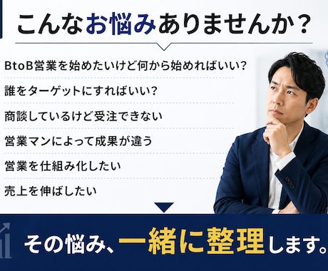 売れるBtoB営業を一緒に設計します 営業課題を整理し、次の一手を明確にします イメージ1