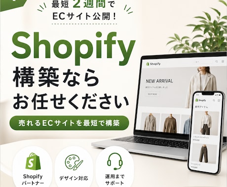 ShopifyパートナーがECサイトを制作します インスタ連携/高品質/大手実績有り/納品後サポート イメージ2