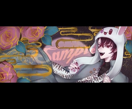 ヘッダーイラスト制作承ります SNSなどにお使いいただけます。 イメージ2