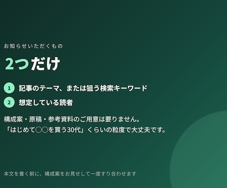 調べもの丸投げOK｜出典つきSEO記事を書きます 構成もリサーチもこちらで。キーワードだけで記事にします イメージ2