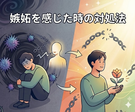 嫉妬の感情に対処するスキルをお伝えしお伝えします 国家資格✖️経験10年以上のプロが伝授する実践的な対処スキル イメージ1