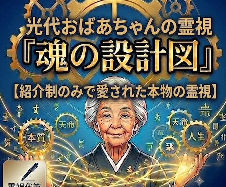 おばあちゃんの本格霊視であなたの天命を紐解きます 人生の転機や恋愛の行方を霊視！先着5名様限定モニター募集 イメージ1