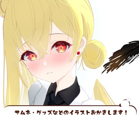 サムネイルやグッズ等のイラストを製作いたします 透明感のある女の子を描きます！ イメージ1