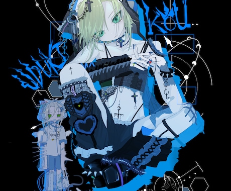 オリジナルイラスト描きます 綺麗な‼︎オリジナルイラストをお描きします イメージ1