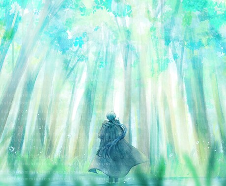 歌ってみた、動画用水彩イラスト制作します 5枠限定価格でお受けしてます！ イメージ2