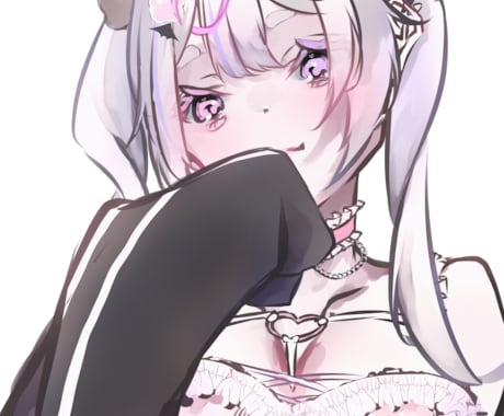 かわいい・病み系の女の子イラスト描きます 立ち絵・サムネ・成人向けイラスト イメージ2