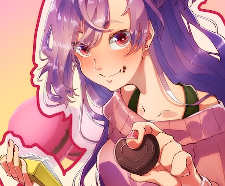 色鮮やかなイラストを描きます SNS、動画用イラスト、立ち絵などにどうぞ！ イメージ1