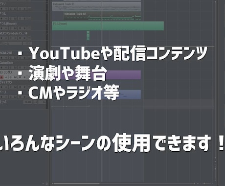 完全オリジナル!BGMを作成します 色んなシーンでご使用いただけます イメージ2