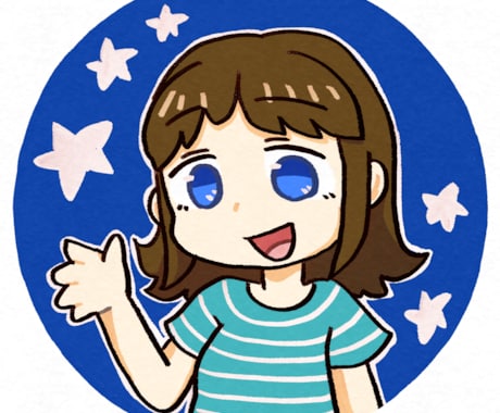 ふんわりかわいいアイコンお描きします Vtuberさんや創作キャラ、ご本人をイメージしたものもOK イメージ2