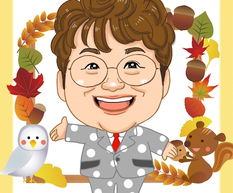 名刺やHP、アイコンに！デジタル似顔絵お描きします ビジネスにお役立ち！アイコンにも！JPG、PNGでお渡し イメージ1