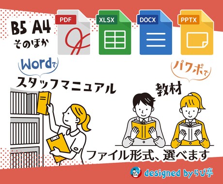 パンフレット冊子８P）Wordやパワポで制作します 無料修正/回数制限なし★【仕上がりサイズ】A4 または B5 イメージ2