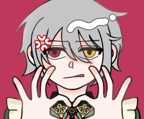 Twitch・YouTube等のスタンプ描きます セットでお得！！！！！２つからでも！ イメージ2