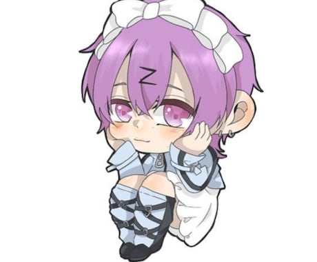 SNSで使用出来るアイコンや1枚絵を描きます ミニキャラや中性的なイラストを比較的低価格でお受けします！ イメージ2