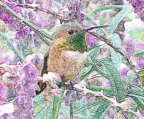 お手持ちの写真を加工して色鉛筆イラストに変換します 画像加工を施し、柔らかいタッチの楽しい色鉛筆画に仕上げます イメージ1