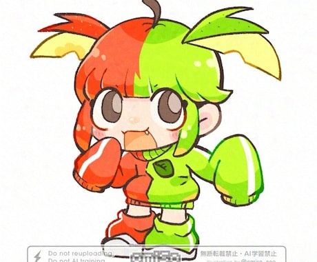 かわいい！デフォルメキャラ描きます アイコン、グッズ、サムネ用途いろいろ！表情差分も！ イメージ1
