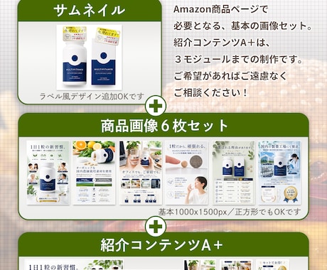 丸投げOK★Amazon商品画像まるごと作成します サムネ・商品画像・紹介コンテンツA＋までワンストップ制作！ イメージ2