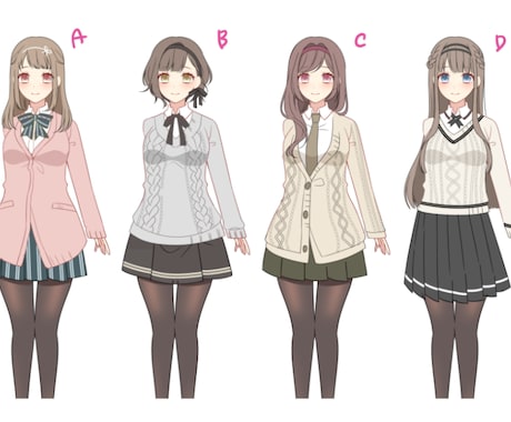 キャラクターデザインいたします 理想のキャラクター制作のお手伝い イメージ2