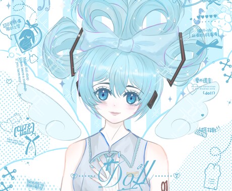 アニメのキャラクターを描いたアイコンます イメージ1