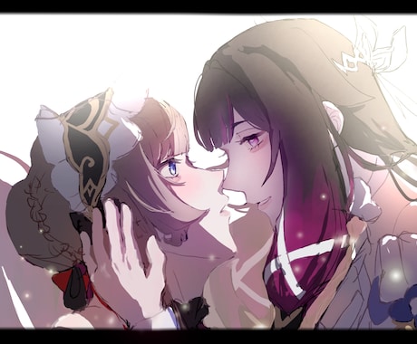 キャラクターの魅力を世界観ごと描き込みます 可愛い女の子！かっこいい男性！どんな用途でも任せてください イメージ2