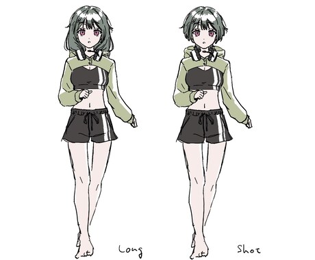 立ち絵、配信等のキャラクター制作を致します 表情差分、パーツ分け等対応可能です！ イメージ2