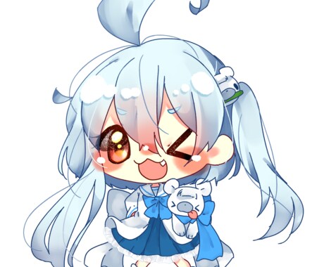 可愛い系のSDキャラ・SDアイコン描きます SNSアイコンやSDキャラをお探しのあなたに イメージ2