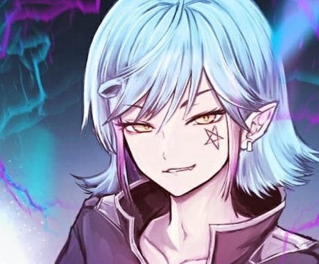 ぱっと目を引くキャラクターデザインできます デフォルメイラストや等身イラストなど、幅広い絵柄に対応可能！ イメージ2