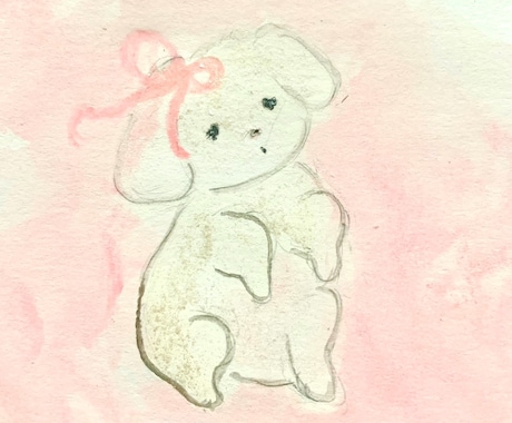 やさしいタッチのオーダー水彩絵を描きます 動物やお好きなモチーフ、世界に一枚のイラストを描きます。 イメージ2