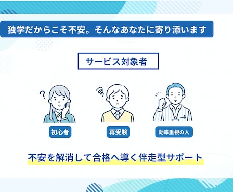 独学専用　CIA受験生の不安や疑問に答えます 独学だからこそ感じる悩みに、CIAホルダーが寄り添います イメージ2