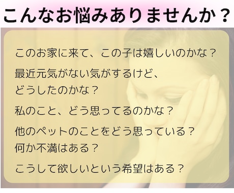あなたに伝えたい、ペットの気持ち教えます ※あの子はどう思ってる？どうして欲しい？タロットでお伝え イメージ2