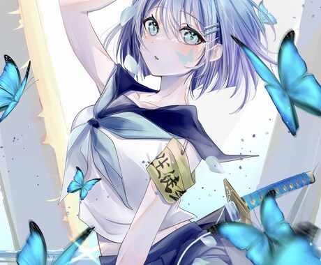 Vtuberさん、活動者様向け！イラスト描きます SNS、アイコン、表紙、活動用イラスト、動画、プレゼントに イメージ2