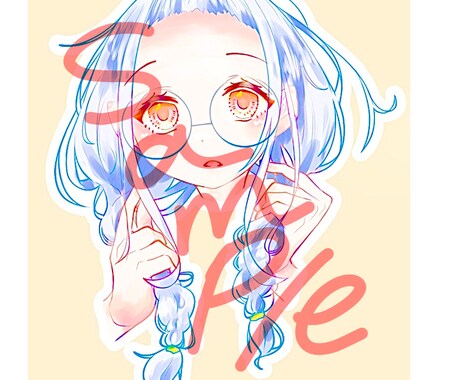 サムネ，歌ってみた，アイコン用のイラスト作成します 納得のできるまで付き添わせていただきます イメージ2