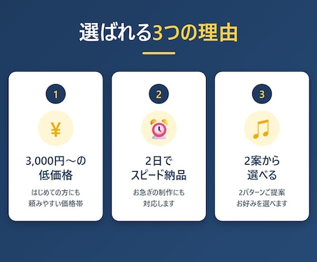 AIで10秒ジングルを2日で作ります AI音楽だから、安い・早い・複数案から選べる イメージ2