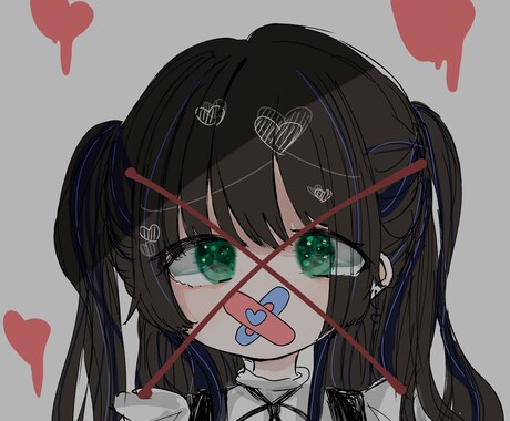 地雷女描きます かあいい地雷女を描きます。量産型も描けます イメージ2