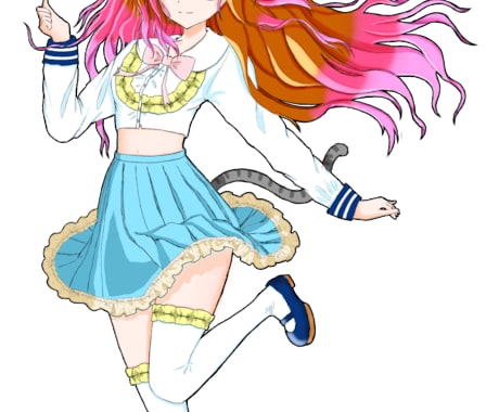 IRIAM等の配信アプリ向け立ち絵を描きます 実績作りのため低価格！気軽に配信を始めたい方向け イメージ1