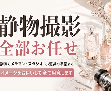 商品画像の撮影ディレクション代行します イメージ1