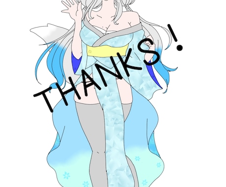 VTuber、Vライバー向け立ち絵描きます 女の子の立ち絵が得意です！添付画像のような感じです イメージ1