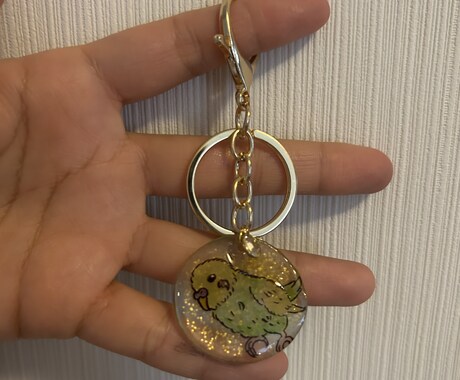 ペット似顔絵キーホルダー作成します 可愛いペットの似顔絵をキーホルダーにして持ち歩きませんか？ イメージ2